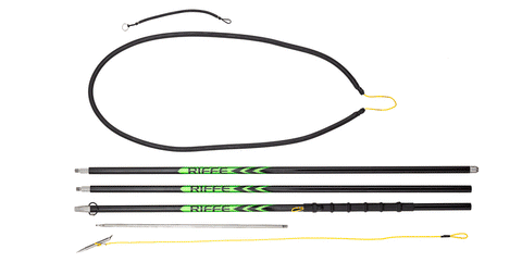 Riffe Mamba Polespear Kit - 9ft, 3 Piece